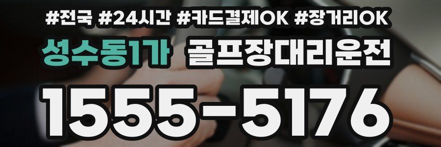 성수동1가 골프장대리운전