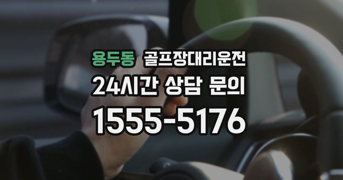 골프장대리운전 서비스