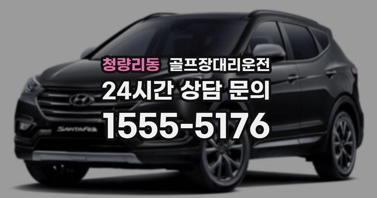 골프장대리운전 서비스