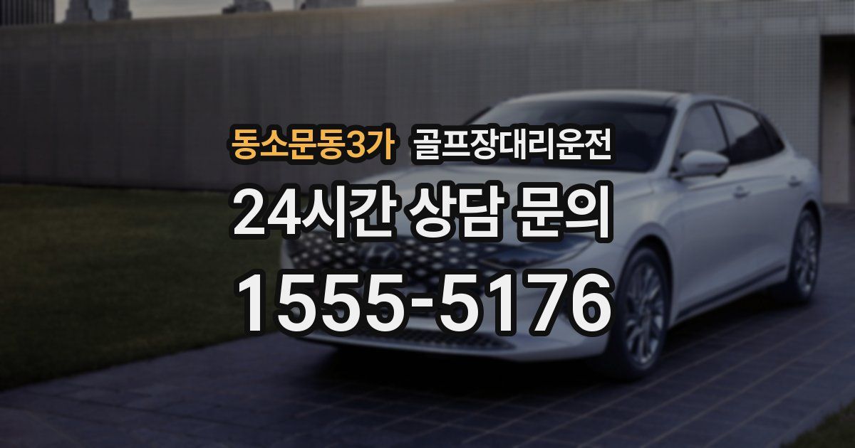 골프장대리운전 서비스