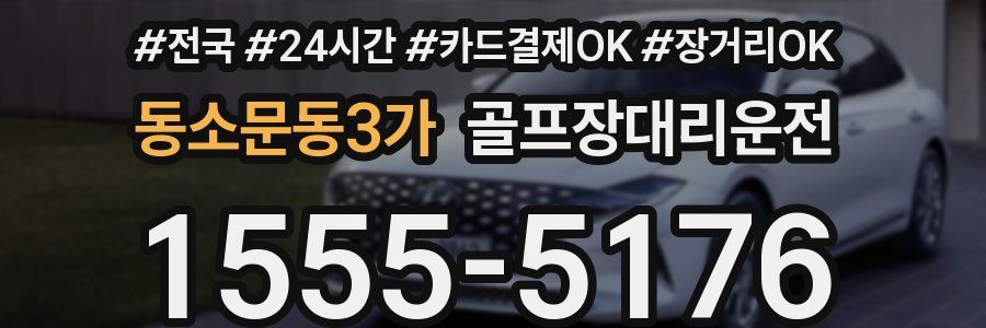 동소문동3가 골프장대리운전