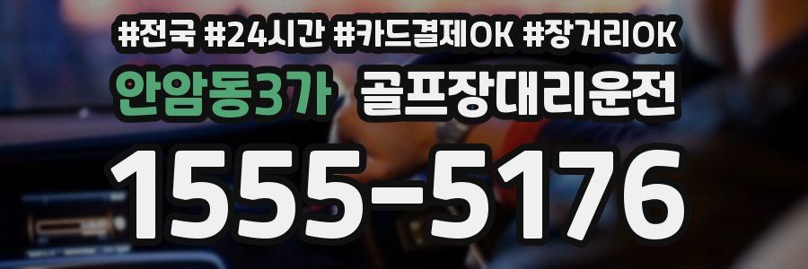 안암동3가 골프장대리운전