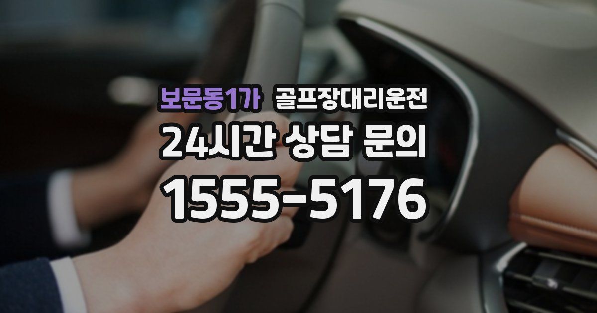 골프장대리운전 서비스