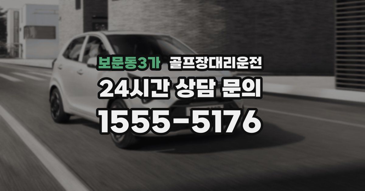 골프장대리운전 서비스