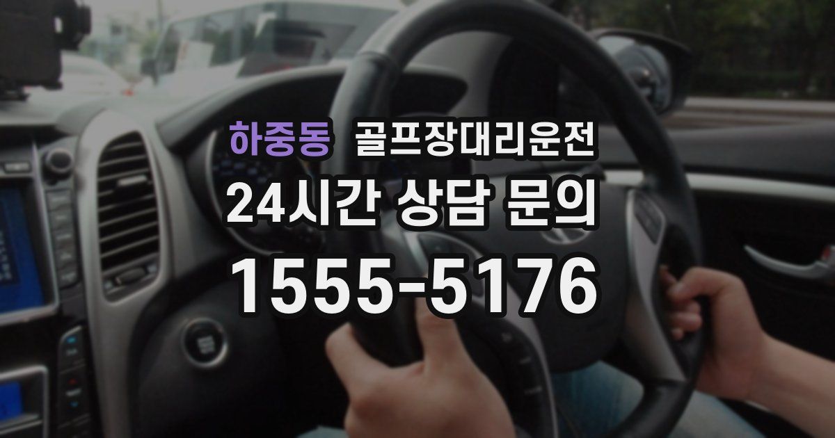 골프장대리운전 서비스