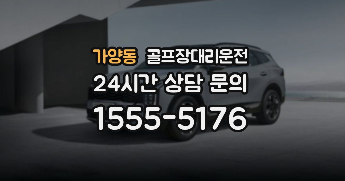 골프장대리운전 서비스
