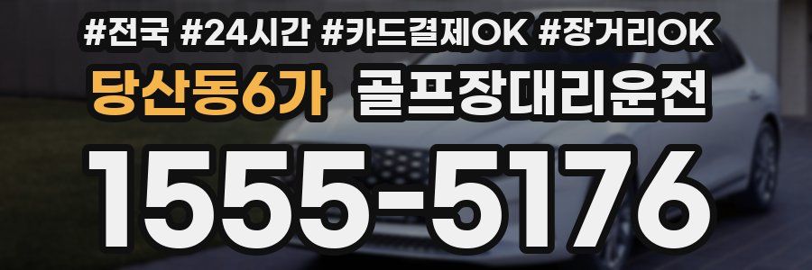 당산동6가 골프장대리운전