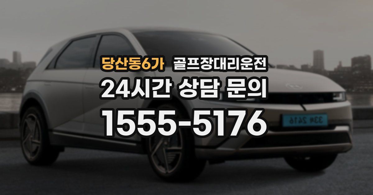 골프장대리운전 서비스
