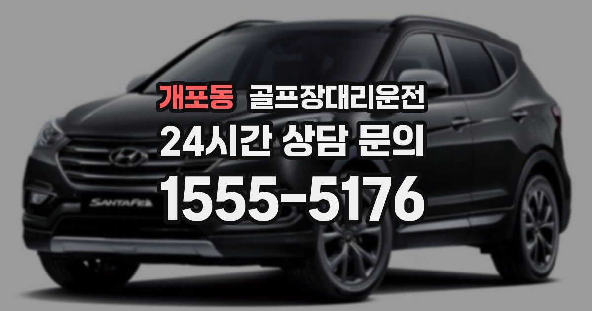 골프장대리운전 서비스