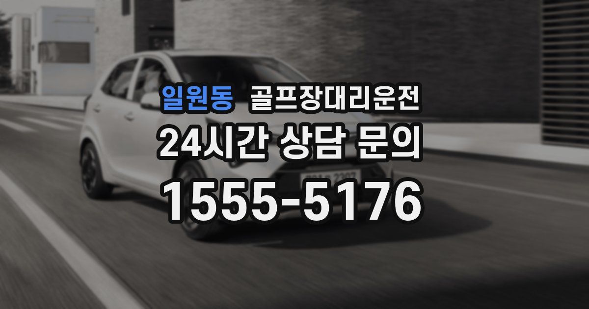 골프장대리운전 서비스