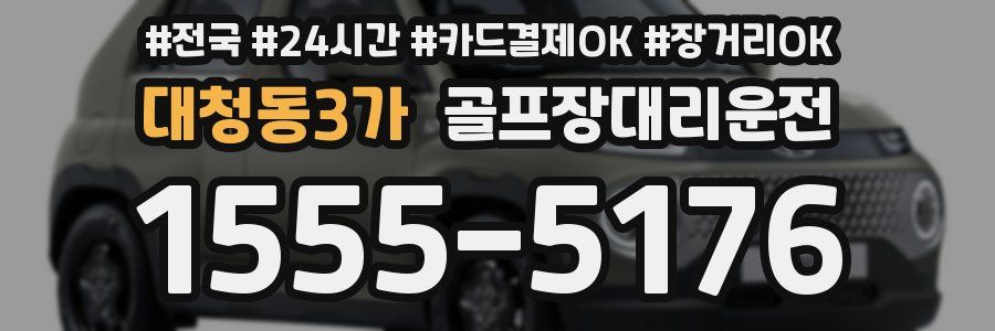 대청동3가 골프장대리운전