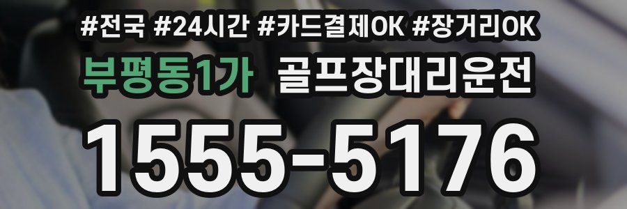 부평동1가 골프장대리운전