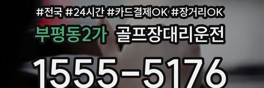 부평동2가 골프장대리운전