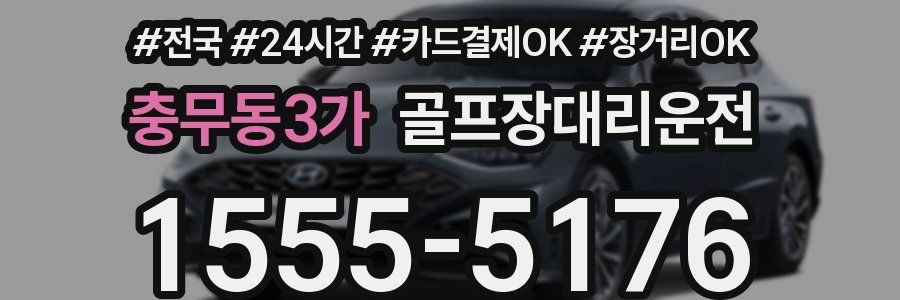 충무동3가 골프장대리운전