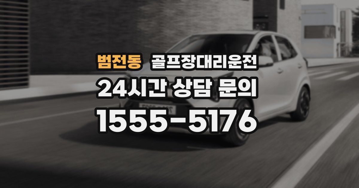 골프장대리운전 서비스