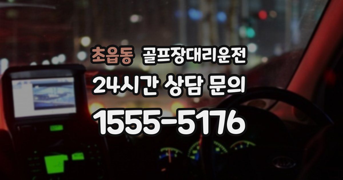 골프장대리운전 서비스