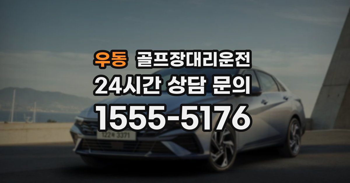 골프장대리운전 서비스