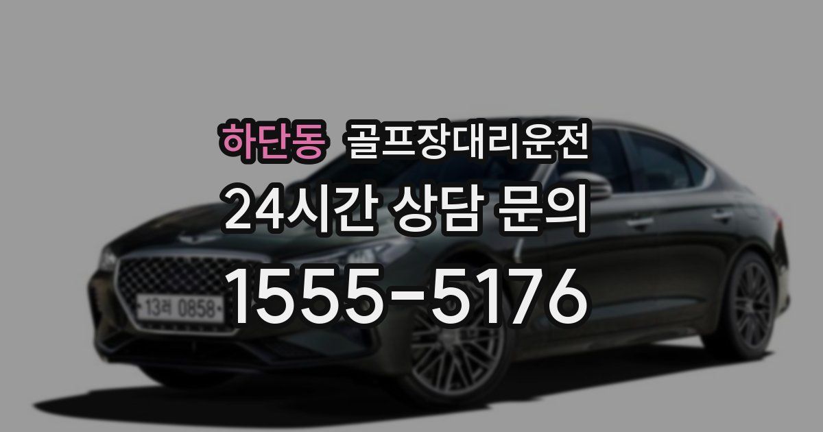 골프장대리운전 서비스