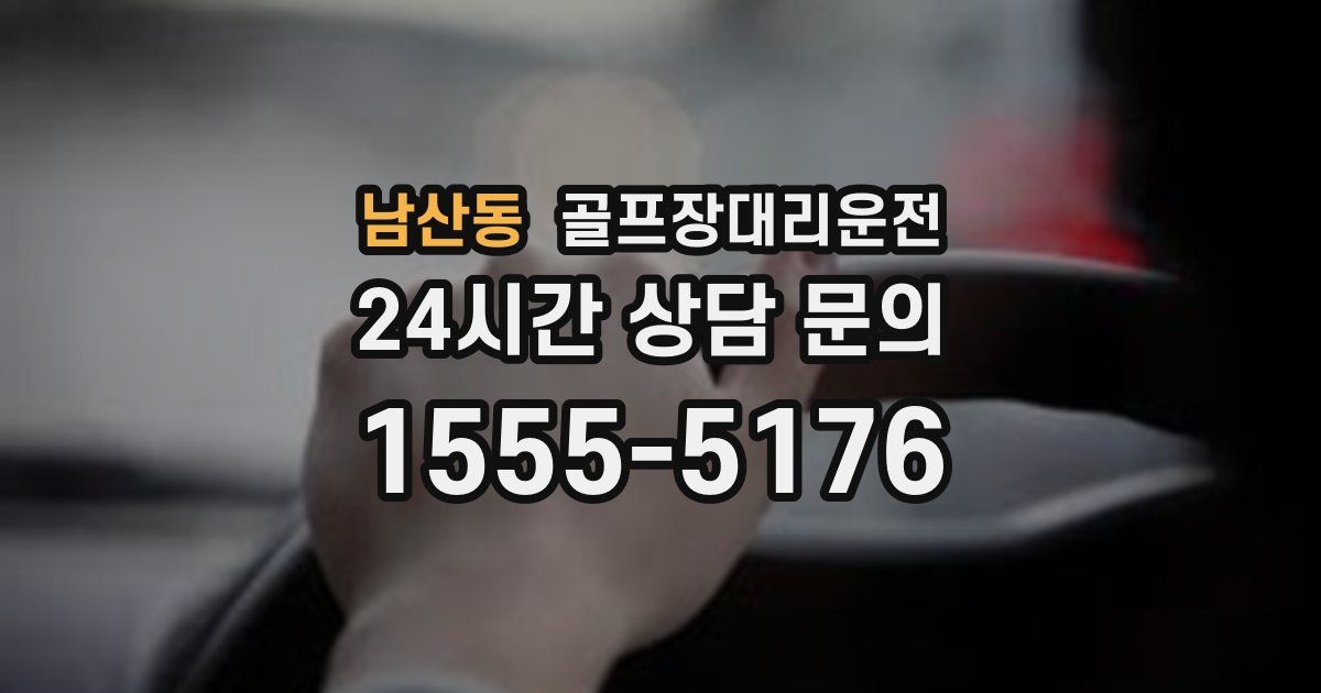 골프장대리운전 서비스