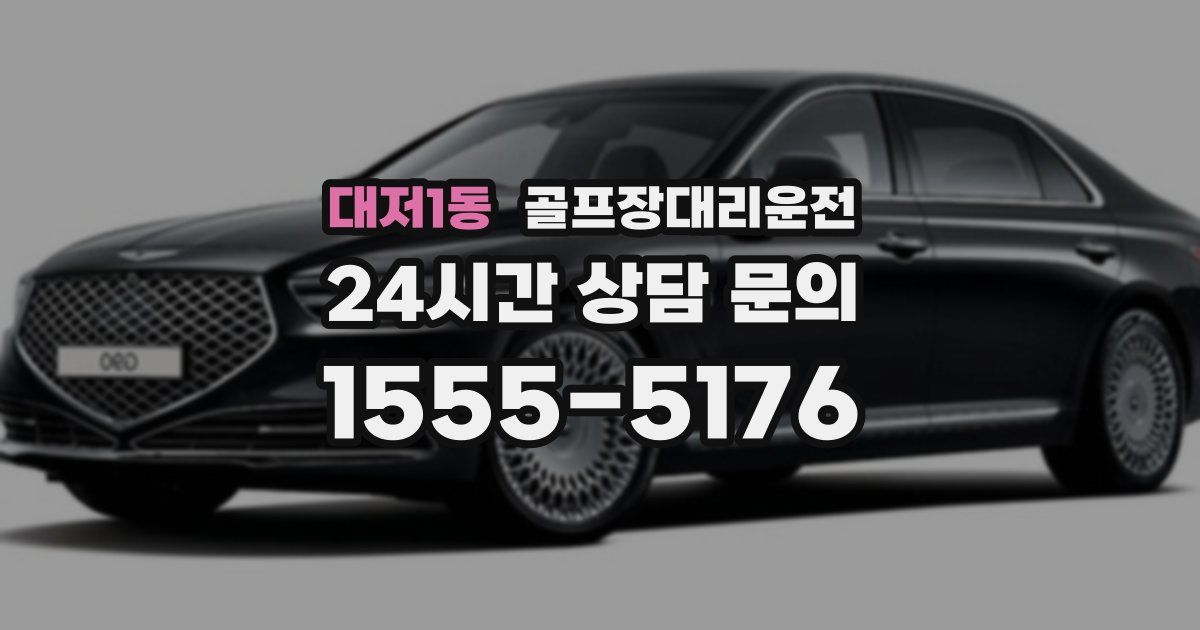 골프장대리운전 서비스
