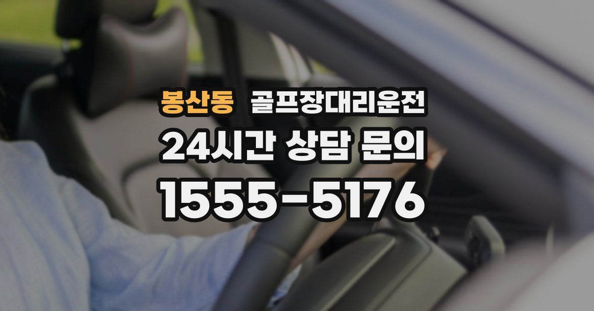 골프장대리운전 서비스
