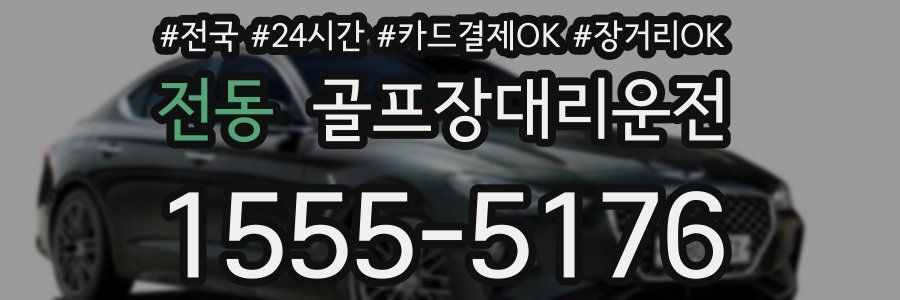 전동 골프장대리운전