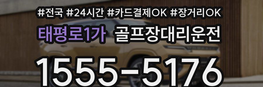 태평로1가 골프장대리운전