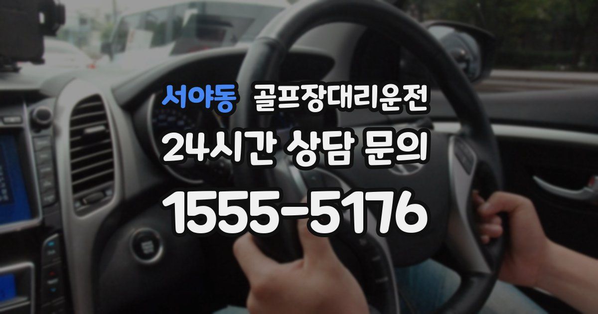 골프장대리운전 서비스