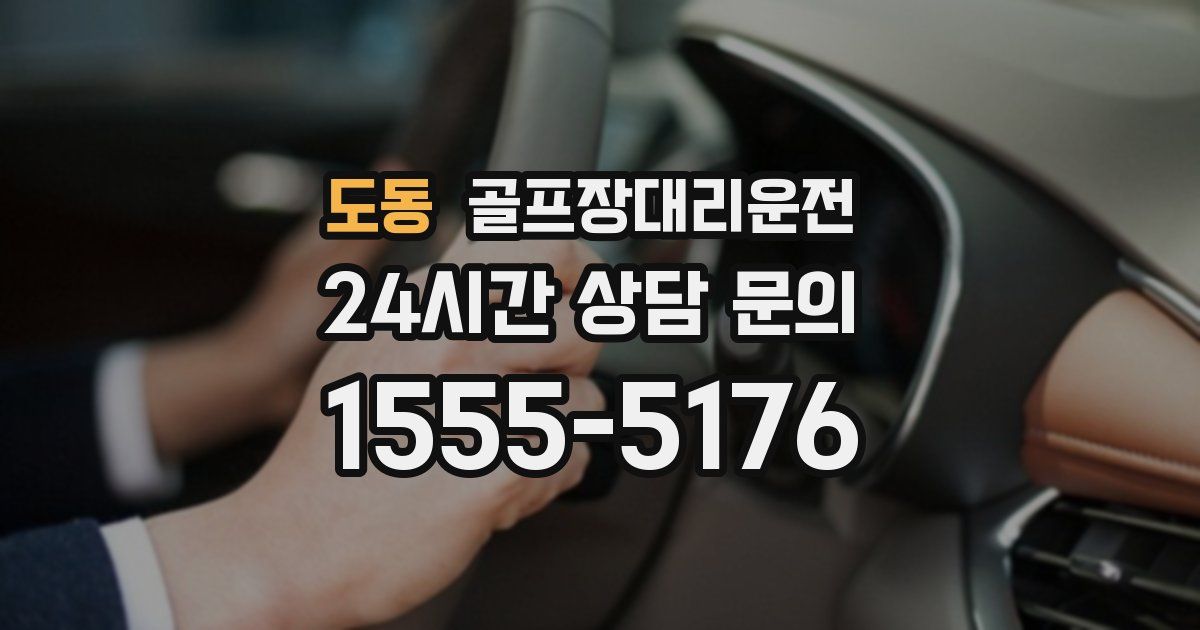 골프장대리운전 서비스