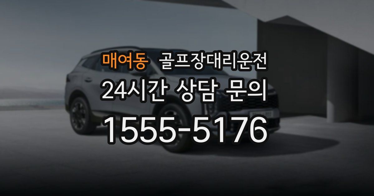 골프장대리운전 서비스