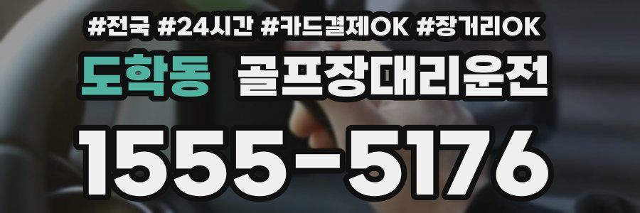 도학동 골프장대리운전