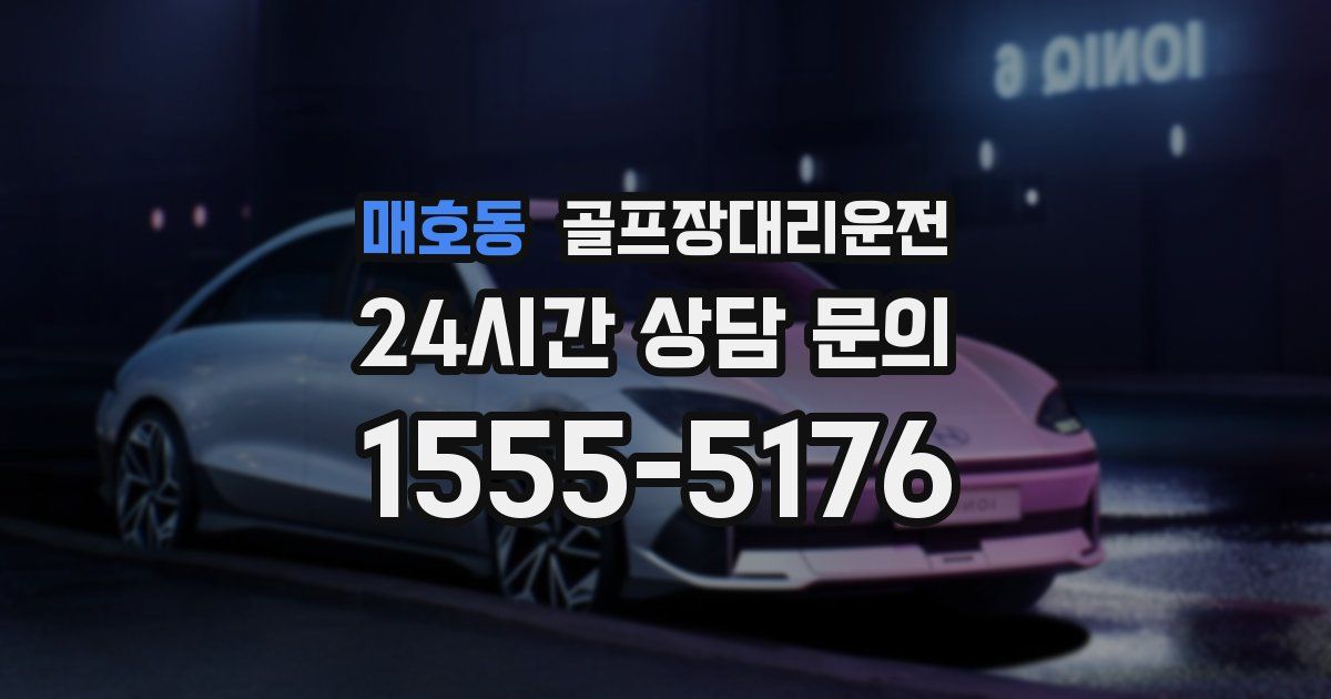 골프장대리운전 서비스