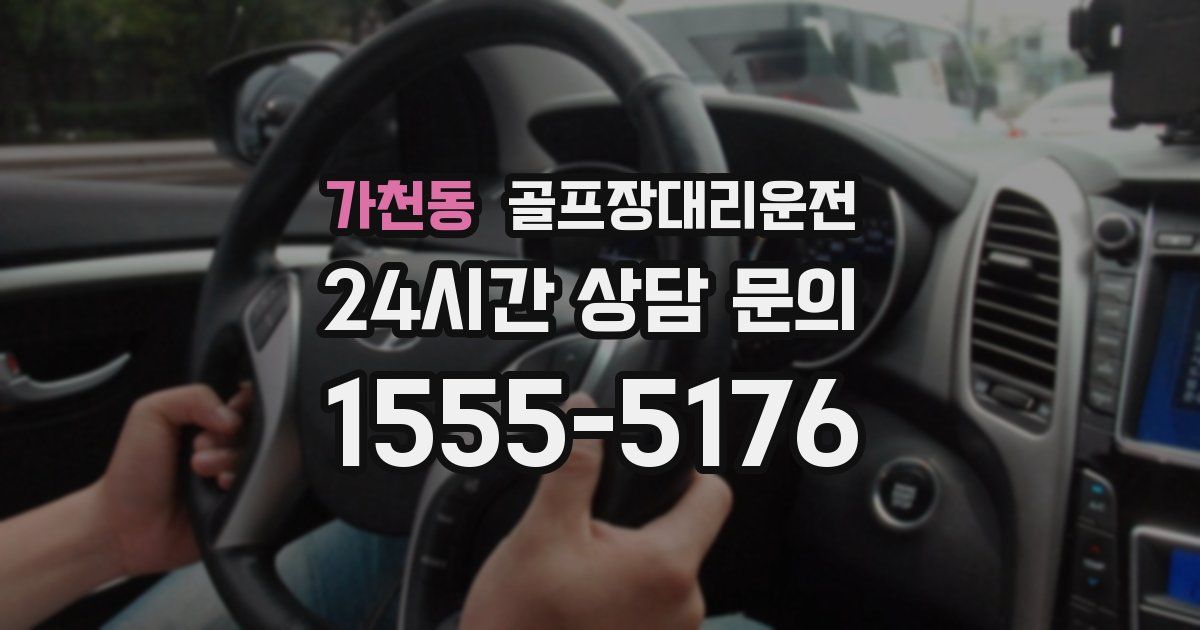 골프장대리운전 서비스