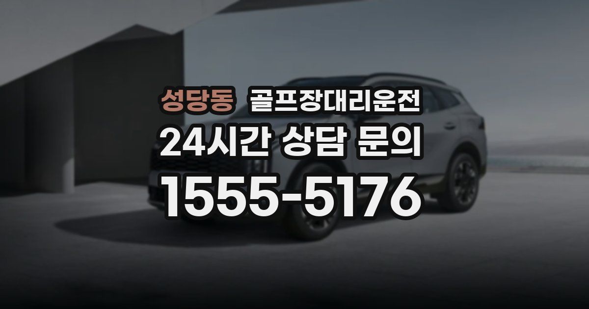 골프장대리운전 서비스