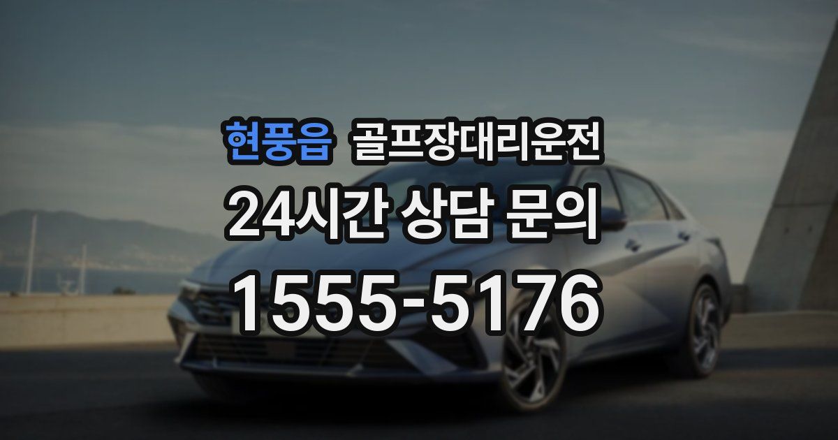 골프장대리운전 서비스