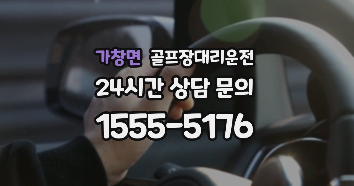 골프장대리운전 서비스