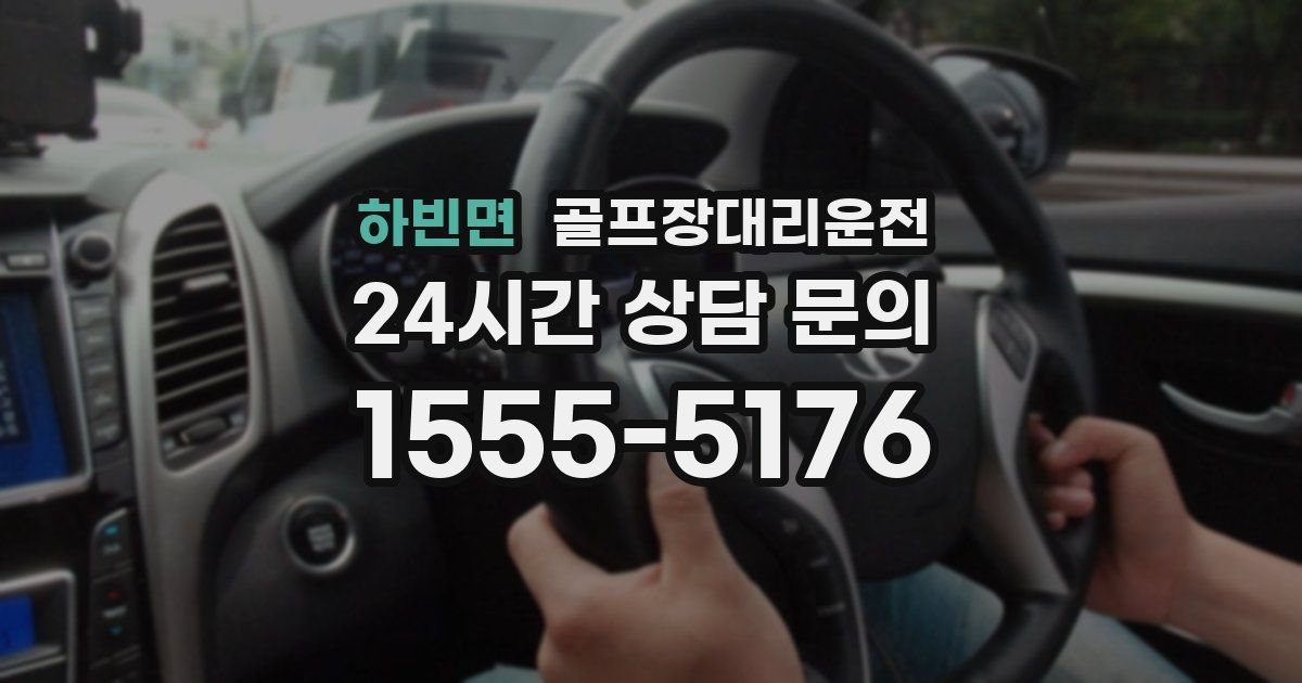 골프장대리운전 서비스