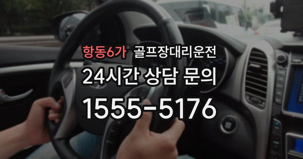 골프장대리운전 서비스