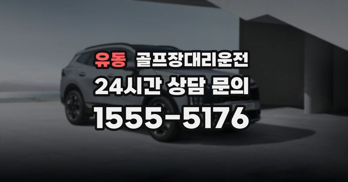 골프장대리운전 서비스