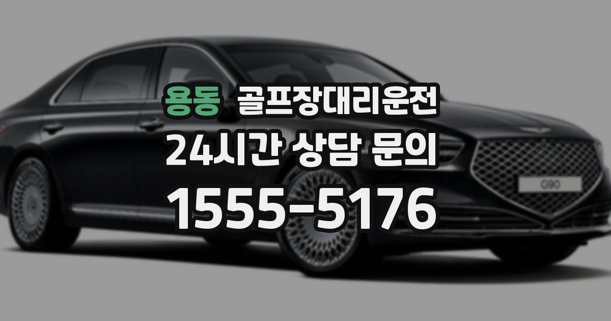 골프장대리운전 서비스