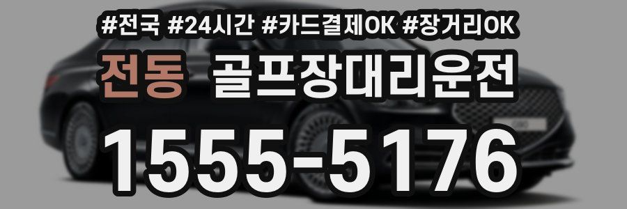 전동 골프장대리운전