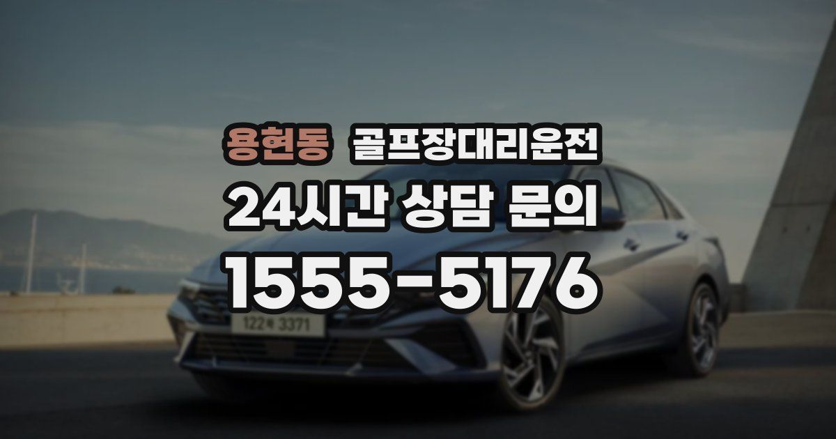 골프장대리운전 서비스