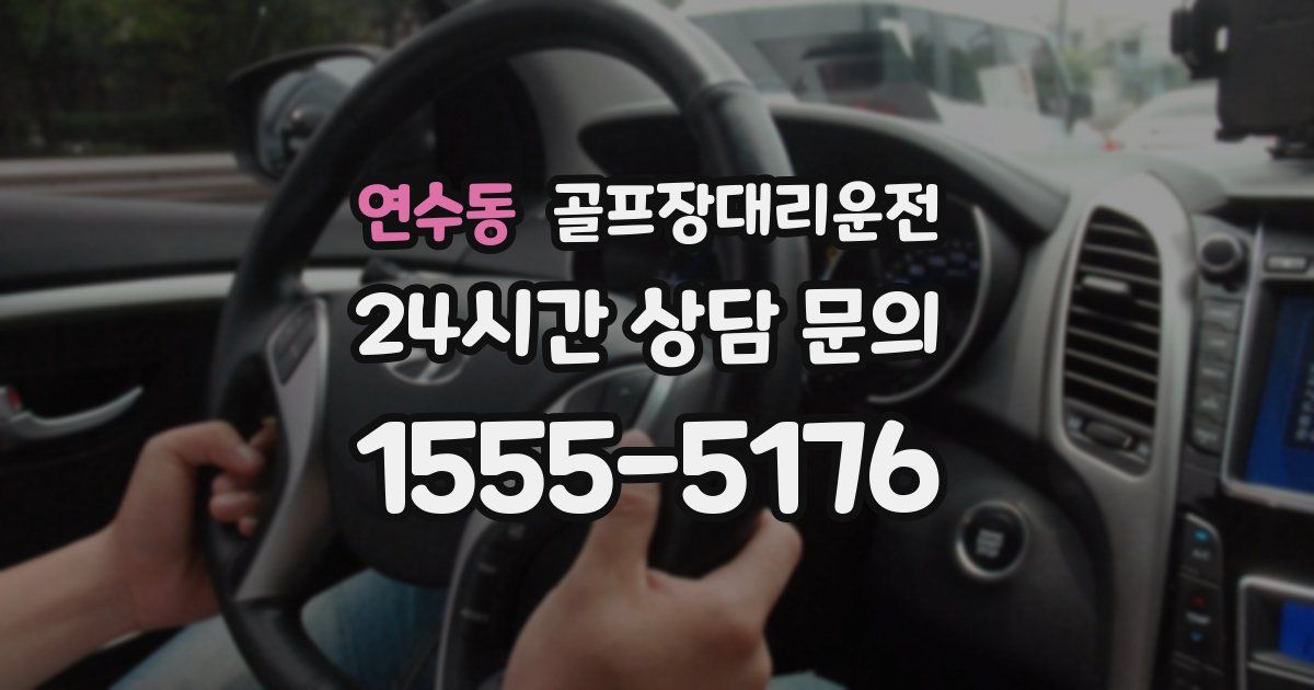 골프장대리운전 서비스