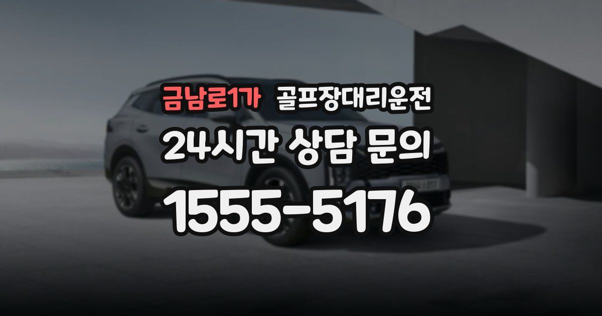 골프장대리운전 서비스