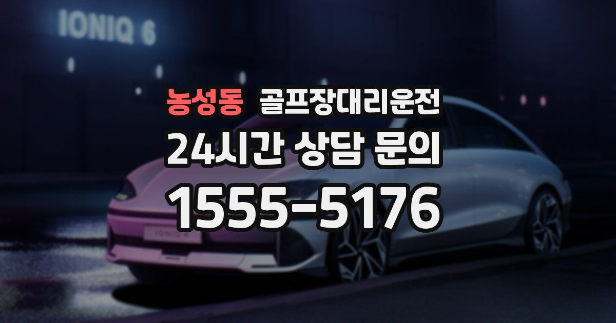 골프장대리운전 서비스