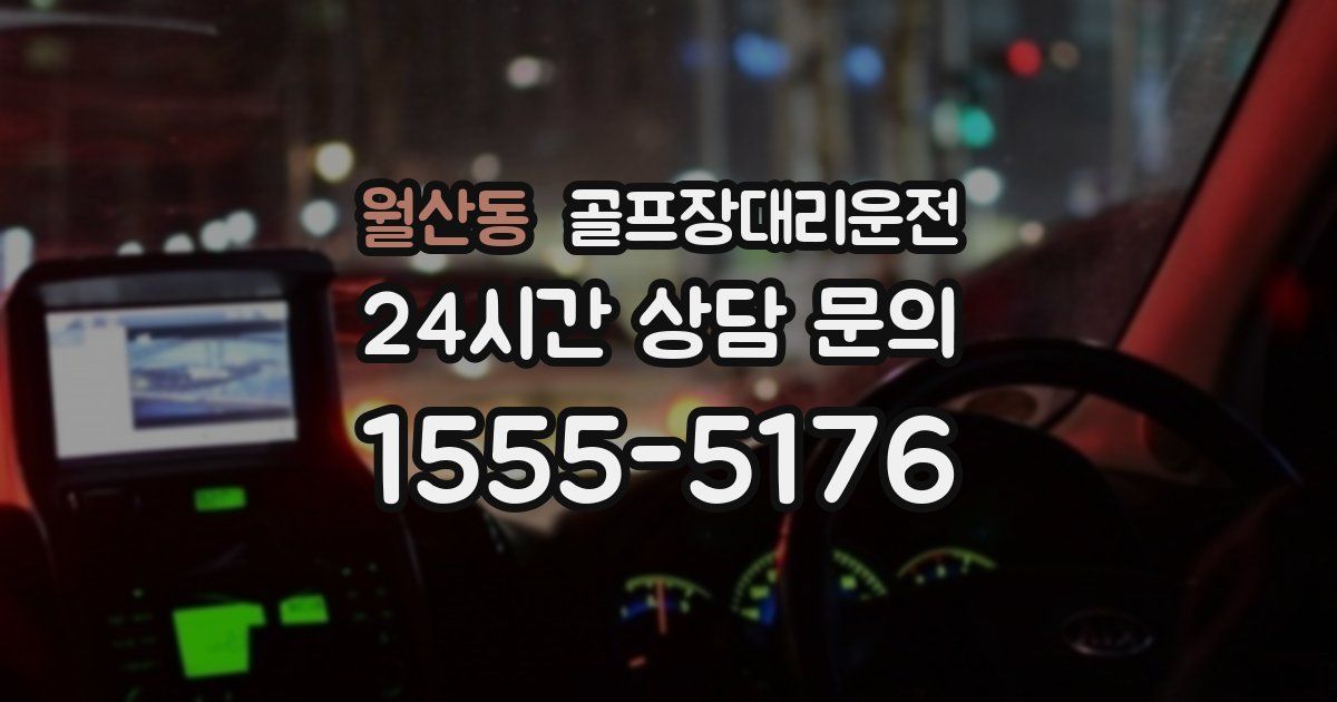 골프장대리운전 서비스