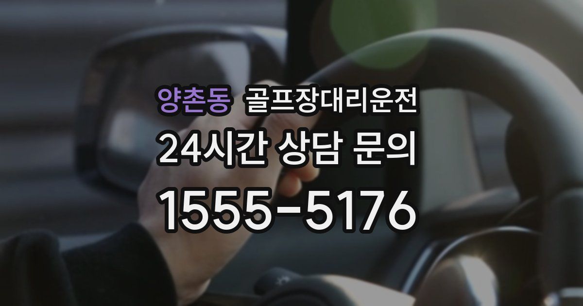 골프장대리운전 서비스