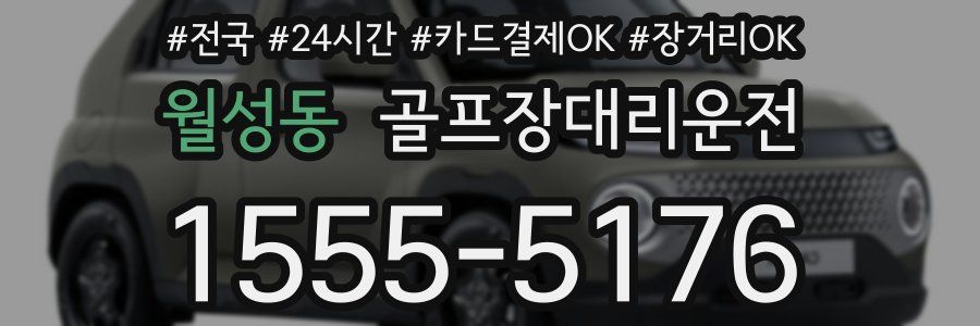 월성동 골프장대리운전