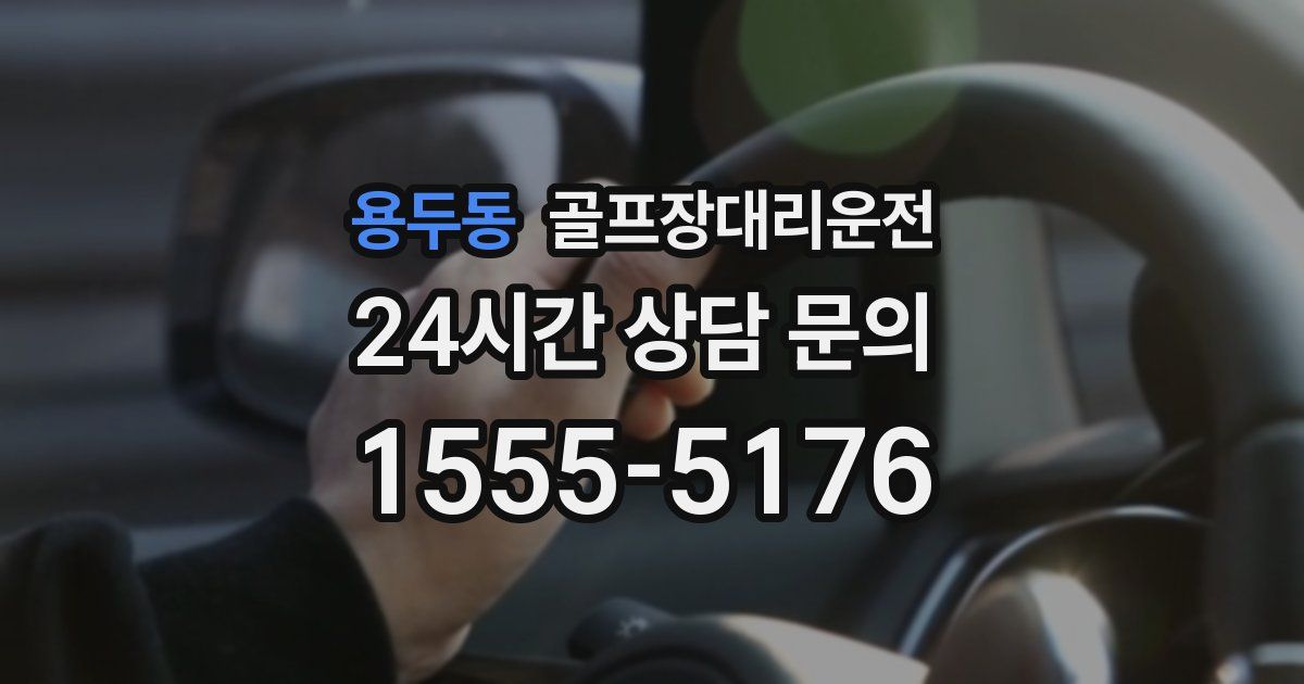 골프장대리운전 서비스