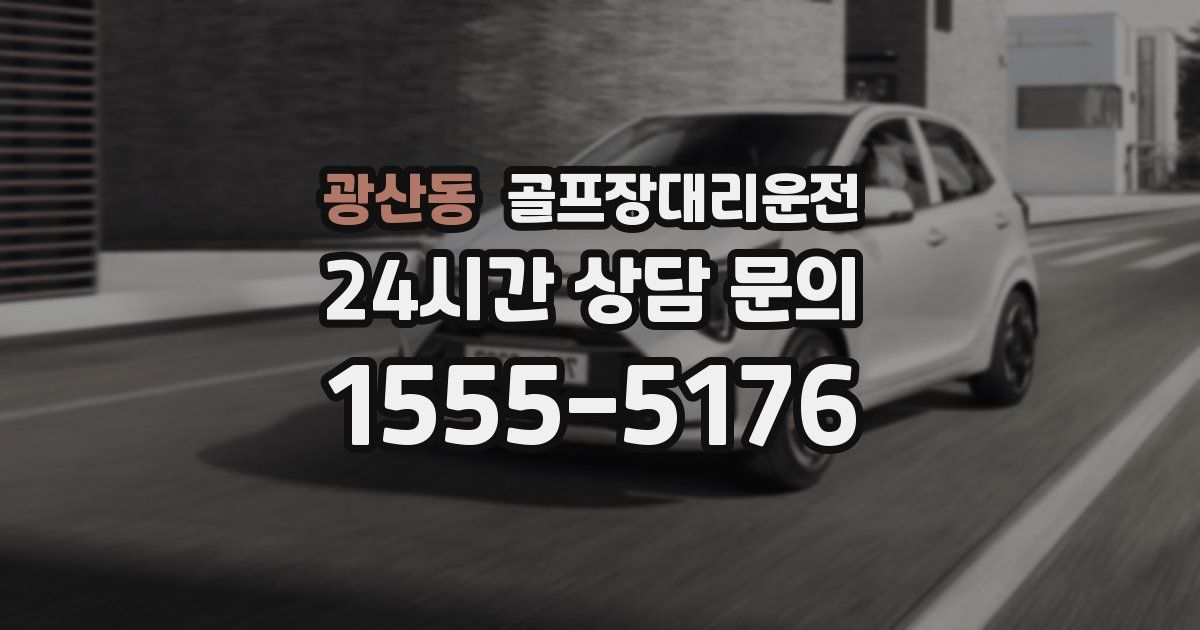 골프장대리운전 서비스